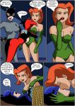 batman batman_(series) catwoman dc_comics dcau harley_quinn justice_hentai_2_comic justicehentai.com palcomix poison_ivy