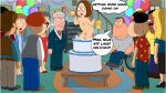  barbara_pewterschmidt birthday_cake bruce_(family_guy) carol_west carter_pewterschmidt cleveland_brown family_guy glenn_quagmire grandfather_and_granddaughter ida_quagmire joe_swanson meg_griffin mort_goldman nude_female 