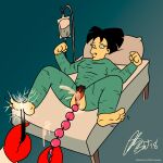 amy_wong anal_beads anal_insertion erect_clitoris futurama pussy_lips spread_legs