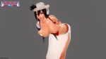  1girl bleach breast_press breasts breasts shiba_kukaku shiba_kuukaku 