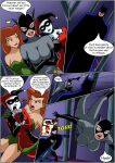 batman batman_(series) catwoman dc_comics dcau harley_quinn justice_hentai_2_comic justicehentai.com palcomix poison_ivy