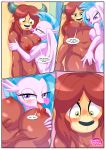  2_girls 69 bbmbbf breast_lick breast_licking comic equestria_untamed extra_cheer_practice_(comic) female_only friendship_is_magic furry hasbro kissing mlp mlp:fim mlp:g4 mlp_g4 mlpg4 my_little_pony my_little_pony:_friendship_is_magic my_little_pony_friendship_is_magic my_little_pony_generation_4 nude palcomix silverstream silverstream_(mlp) yona yona_(mlp) yona_yak yona_yak_(mlp) yuri 