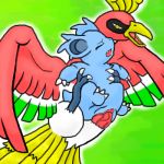  green_background ho-oh nidorina pokemon tagme 