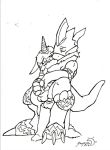 digimon flamedramon gabumon tagme