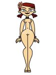  accurate accurate_art_style bikini_tan cartoon_network no_background normal_breasts pink_nipples red_hair shaved_pussy simple_background small_breasts tan_body tan_line total_drama:_revenge_of_the_island total_drama_island zoey_(tdi) 