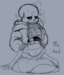  animated_skeleton biting_clothes biting_shirt bottomless hoodie insertion jacket lameandashamed masturbation monster monster_boy object_insertion pillow pillow_humping pillow_sex sans sans_(undertale) skeleton sketch undead undertale undertale_(series) 