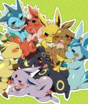 eevee espeon flareon glaceon jolteon leafeon pokemon umbreon vaporeon