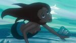 1girl arielfan14 blue_eyes breasts breasts completely_nude disney edit long_hair medium_breasts mermaid mermaid_tail nipples no_bra nude nude_female ocean princess_ariel red_hair screencap screenshot screenshot_edit sea swimming tagme the_little_mermaid topless underwater water