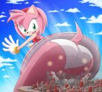 1girl amy_rose furry giantess pink_fur sega thedaibijin