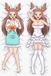 1girl alluring brown_eyes brown_hair dakimakura_(medium) jasmine_(pokemon) mattc-art nintendo pokemon_(master_quest) pokemon_(the_johto_journeys) pokemon_gsc pokemon_hgss pokemon_stadium_2