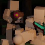  1girl 2boys dead death decapitation exploited head jenny_belle minecraft nude oral sword webm 