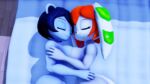  after_sex anthro canine cuddling freedom_planet freedom_planet_2 milla_basset neera_li panda sahanovazamat sleeping_together video_games wholesome yuri 