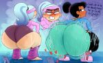  2_girls andrea_davenport ass_envy big_ass blush casey_calderon fat_ass legwarmers moon_girl_and_devil_dinosaur swamp_ass sweat sweaty the_ghost_and_molly_mcgee tights twerking 