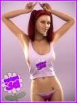 breasts clothing pigtails red_hair solo_female sydgrl3d