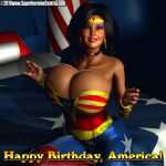 bed danoshc gif huge_breasts wonder_woman