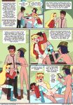  1boy 2_girls black_hair blonde_hair breasts brown_hair canon_couple comic cum cum_in_pussy english_text horns janna_ordonia marco_diaz nipples penis penis_grab pussy reverse_cowgirl_position sex star_butterfly star_vs_the_forces_of_evil text vaginal vaginal_penetration vaginal_sex 