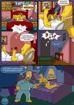 bart_simpson comic homer_simpson kogeikun marge_simpson sexy_sleep_walking the_simpsons yellow_skin