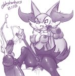 braixen breasts canine cubbychambers cum cumshot female fennec fox handjob human male nintendo orgasm penetration penis pokemon pussy vaginal vaginal_penetration video_games