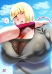 1girl 1girl 1girl amaaay_zing big_breasts big_breasts blonde_hair bob_cut breasts female_focus female_only looking_at_viewer mature mature_female naruto naruto_shippuden samui short_hair solo_female solo_focus tagme