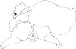 anus flareon furry monochrome nezumi nezunezu pokemon pussy_juice