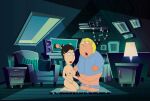 barbara_pewterschmidt breasts chris_griffin erect_nipples erect_penis family_guy huge_penis incest kneel nude pants_down thighs