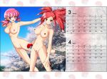 2girls akane_(pokemon) alluring arm arms art asuna_(pokemon) babe bare_legs bare_shoulders big_breasts blush breasts calendar cleavage collarbone female flannery gym_leader hair hair_ornament happy holding holding_poke_ball large_breasts legs long_hair looking_at_viewer low_twintails multiple_girls navel neck nintendo nipples nude open_mouth pink_eyes pink_hair poke_ball pokemon pokemon_(anime) pokemon_(game) pokemon_gsc pokemon_heartgold_and_soulsilver pokemon_hgss pokemon_rse ponytail pussy red_eyes red_hair redhead shiny shiny_hair shiny_skin short_hair smile standing tansoku102cm whitney