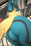  female_only furry furry_only lucario mega_lucario roussil97 