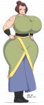  avatar:_the_last_airbender brown_hair deztyle gigantic_ass gigantic_breasts hourglass_figure photoshop suki 