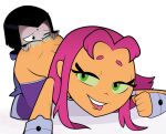 2girls anilingus ass cartoon_network dc female female/female female_only gosgoz koriand'r older older_female rachel_roth raven_(dc) starfire tagme teen_titans teen_titans_go young_adult yuri