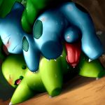  bulbasaur chikorita darkrobin nintendo penis pokemon sweat testicles 