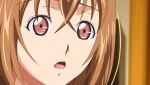 1boy 1girl animated big_penis brown_hair censored cheating cheating_girlfriend gif hentai huge_cock lowres momose_ayumu netorare ore_wa_kanojo_o_shinjiteru! penis surprised