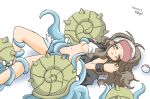 dreaming hilda_(pokemon) humans_of_pokemon omastar pokemon pokemon_black_and_white pokemon_bw pokephilia tentacle_sex touko_(pokemon) white_(pokemon)