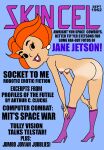  1girl ass black_eyes breasts earrings eyebrows eyelashes female_only grin hanna-barbera jane_jetson nipples orange_hair pink_lipstick purple_shoes sexy_ass sexy_body sexy_breasts skincel smile the_jetsons toonytease 