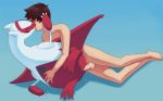 cum cum_in_pussy cum_inside female hetero human interspecies kissing latias male nintendo penetration penis pienji pokemon pokephilia pussy sex vaginal vaginal_penetration video_games