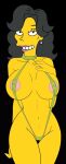 1girl croc_(artist) julia_(the_simpsons) sexy sexy_body sexy_breasts the_simpsons