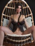 breasts chair detomasso lara_croft tomb_raider