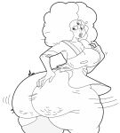  1girl 3_eyes alien artist_request fat_ass garnet_(steven_universe) huge_breasts steven_universe unknown_artist 