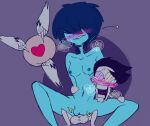  1boy 1boy1girl 1girl 2020s 2021 2d 2d_(artwork) bigger_female blue_body blue_skin bottom_on_top breasts darkner deltarune deltarune_chapter_2 digital_media_(artwork) duo female_human female_kris_(deltarune) female_on_top hetero human human_penetrated humanoid humanoid_penetrating humanoid_penetrating_human impregnation kris_(dark_world_form) kris_(deltarune) larger_female larger_penetrated long_nose male male/female male_humanoid naked nipples nude nude_female pointy_nose seme_spamton short_hair sillystringsman simple_background smaller_male smaller_penetrating spamton_g._spamton straight third-party_source top_spamton twitter undertale_(series) video_game_character video_games 