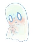 1boy ghost male male_only napstablook penis simple_background small_penis solo_male undead undertale undertale_(series) veiny_penis white_background