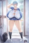 blue_hair gigantic_ass gigantic_breasts hourglass_figure mogudan neon_genesis_evangelion red_eyes rei_ayanami