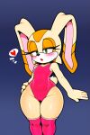 ai_generated cameltoe cream_the_rabbit female_focus furry furry_female one-piece_swimsuit sega sonic sonic_the_hedgehog_(series)