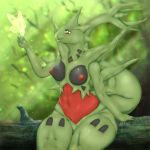  anthro breasts cheezayballs female nintendo nipples pokemon solo tyranitar video_games 