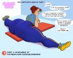 1girl ass ass_focus big_ass blue_pants bottom_heavy brown_eyes brown_hair bubble_ass bubble_butt chun-li chun-li_(fortnite) cuddlecore demanding entitled fat_ass female_focus female_only fortnite gym_clothes hair_buns huge_ass insanely_hot large_ass looking_at_viewer looking_back massive_ass massive_butt paag pinup pov pov_eye_contact sexy sexy_ass street_fighter thick_ass thick_butt thick_legs thick_thighs tight_clothing yoga_mat yoga_pose