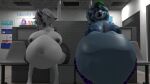  big_belly five_nights_at_freddy&amp;#039;s:_security_breach helluva_boss hyper_belly loona_(helluva_boss) roxanne_wolf_(fnaf) zoeynsfw 