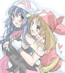  2_girls 2girls arm arms art babe bag bandana bandanna beanie blue_eyes blue_hair blush breast_grab breasts brown_hair dawn embarrassed female friends from_behind gloves grabbing grope groping hair_ornament haruka_(pokemon) hat heart hikari_(pokemon) long_hair looking_at_viewer looking_back love low_res lowres may moaning multiple_girls natsu315 naughty_face nintendo open_mouth pokemon pokemon_(anime) pokemon_(game) pokemon_dppt pokemon_rse scarf short_hair shy smile yuri 