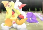 female floatzel forced furry male mienshao nintendo open_mouth penis pokemon rape sex tsubasa video_games zangoose