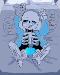  1cuntboy animated_skeleton anon anonymous bed bedroom_eyes black_choker black_collar blue_blush blue_jacket blue_pussy blush bottom_sans bottomless choker claws clothed clothing collar creampiesummer cuntboy cuntboy_focus disembodied_hand ectoplasm ectopussy english_text fur furry half-closed_eyes hand imminent_sex jacket legs legs_apart legs_spread lying_on_back monster monster_boy on_back on_bed paw pussy pussy_juice sans sans_(undertale) skeleton smiling_at_viewer solo_focus talking_to_viewer text uke_sans undead undertale undertale_(series) unseen_character video_games wet_pussy 