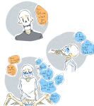  2010s 2018 2d 2d_(artwork) animated_skeleton begging blue_blush blush bottom_sans bottomless brother brothers clothed digital_media_(artwork) duo english_text fontcest imminent_incest imminent_sex incest monster nagisaheichou papyrus papyrus_(undertale) papysans sans sans_(undertale) seme_papyrus skeleton text top_papyrus tumblr uke_sans undead undertale undertale_(series) video_game_character video_games yaoi 