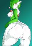 big_breasts chest_jewel creatures_(company) game_freak gardevoir gen_3_pokemon green_hair hair_over_one_eye huge_ass nintendo pokemon pokemon_(anime) pokemon_(creature) pokemon_(game) pokemon_(species) porkyman red_eyes simight thick_thighs