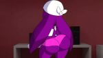  1girl animated anthro artist_name ass ass_clapping ass_up avian background big_ass bird bouncing_ass bubble_butt butt_jiggle clothing dat_ass gif headgear headwear huge_thighs jiggle long_hair non-mammal_breasts purple_body purple_hair purple_skin sega sexy sexy_ass shaking_ass short_playtime sonic_riders sonic_the_hedgehog_(series) swallow_(bird) tansau thick_thighs third-party_edit twerking wave_the_swallow 